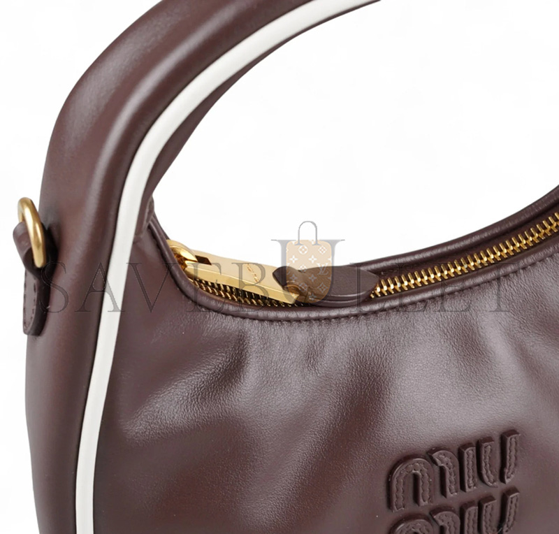 MIU MIU WANDER QUILTED LEATHER CLUTCH BAG 5BC125 (23*20*6cm)